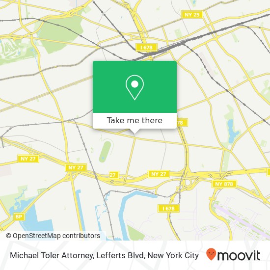 Mapa de Michael Toler Attorney, Lefferts Blvd