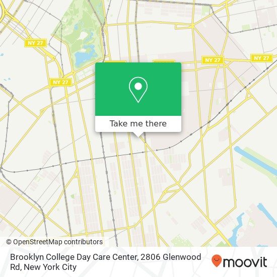 Brooklyn College Day Care Center, 2806 Glenwood Rd map