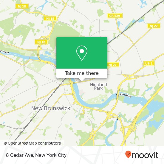8 Cedar Ave, Highland Park, NJ 08904 map