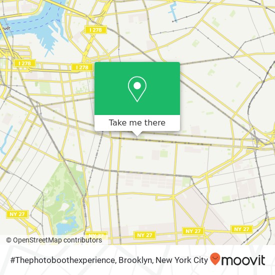 Mapa de #Thephotoboothexperience, Brooklyn