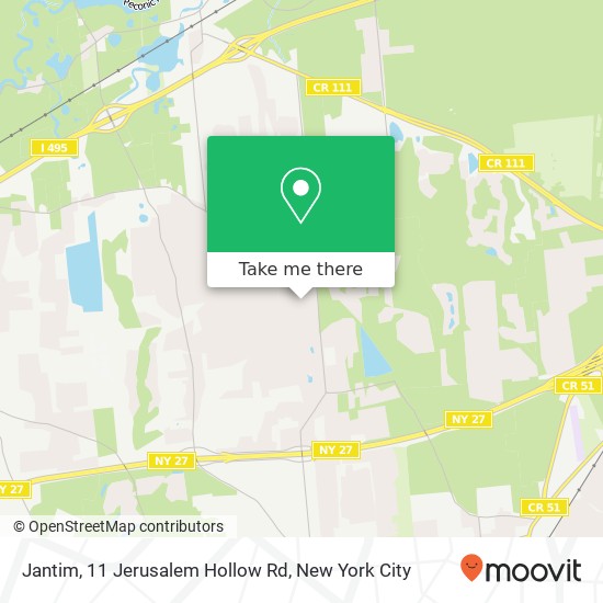 Jantim, 11 Jerusalem Hollow Rd map