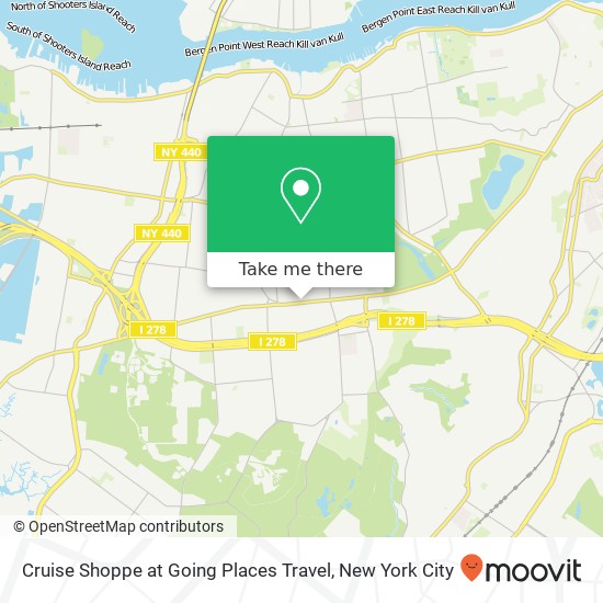 Cruise Shoppe at Going Places Travel map