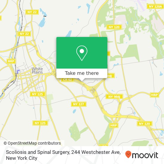 Scoliosis and Spinal Surgery, 244 Westchester Ave map