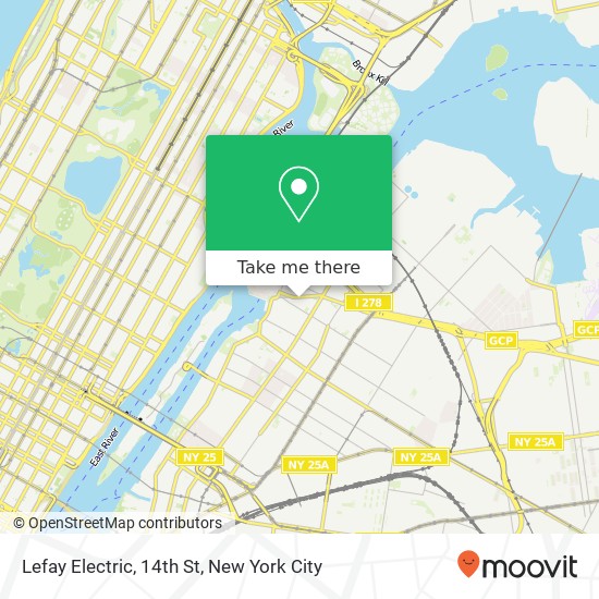 Mapa de Lefay Electric, 14th St