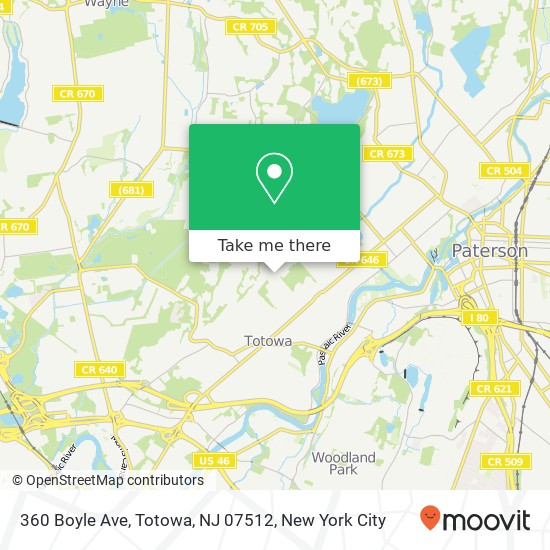 360 Boyle Ave, Totowa, NJ 07512 map