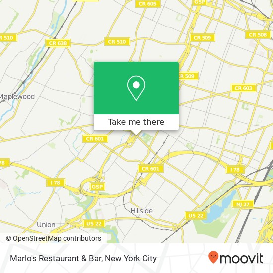 Marlo's Restaurant & Bar map
