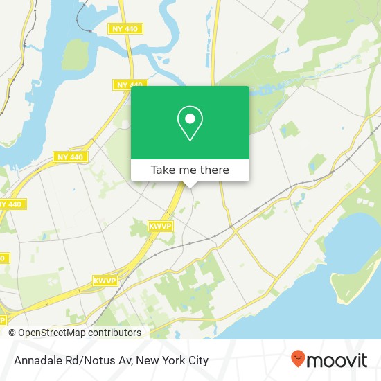 Mapa de Annadale Rd/Notus Av