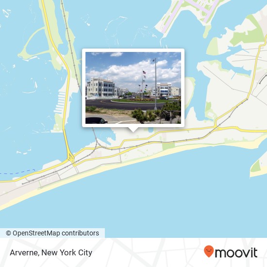 Arverne map