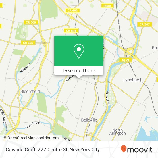 Mapa de Cowan's Craft, 227 Centre St
