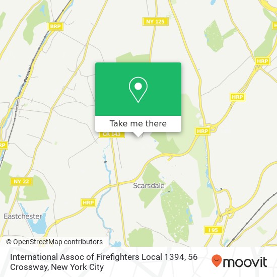 Mapa de International Assoc of Firefighters Local 1394, 56 Crossway