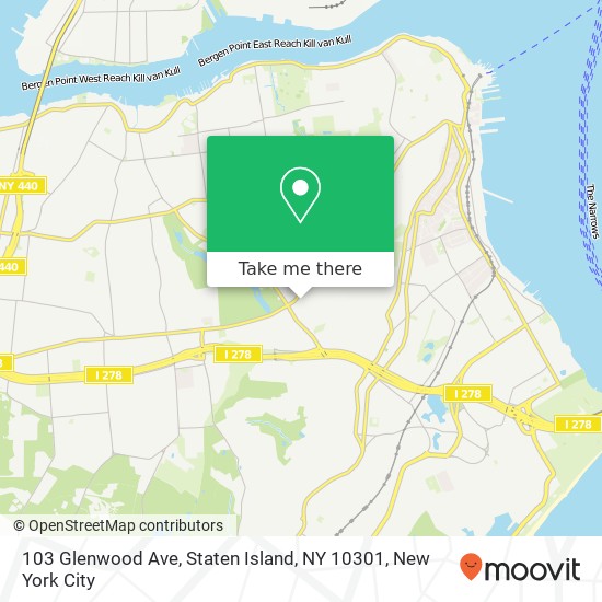 103 Glenwood Ave, Staten Island, NY 10301 map