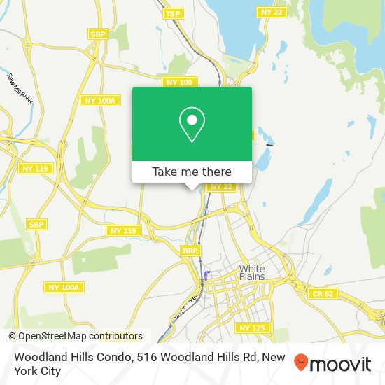 Mapa de Woodland Hills Condo, 516 Woodland Hills Rd