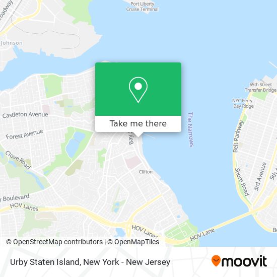 Urby Staten Island map