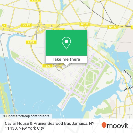 Mapa de Caviar House & Prunier Seafood Bar, Jamaica, NY 11430
