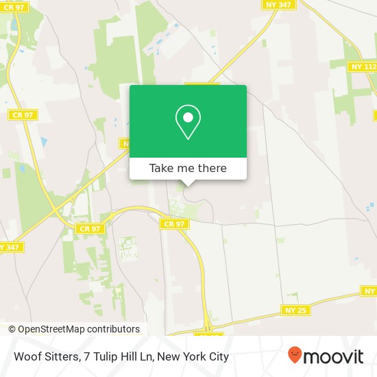 Mapa de Woof Sitters, 7 Tulip Hill Ln