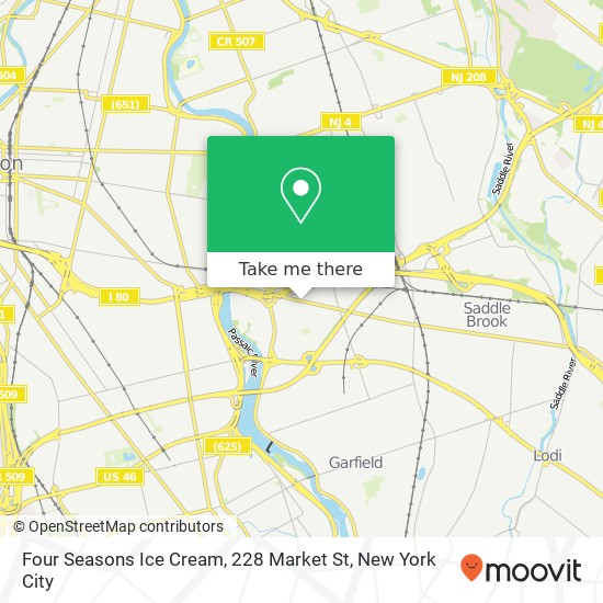 Mapa de Four Seasons Ice Cream, 228 Market St
