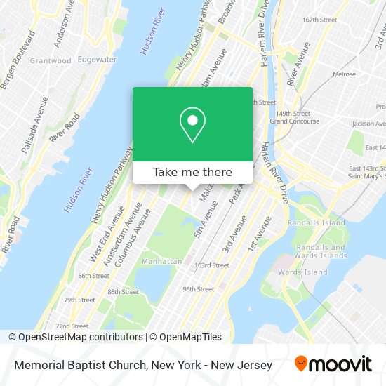 Mapa de Memorial Baptist Church