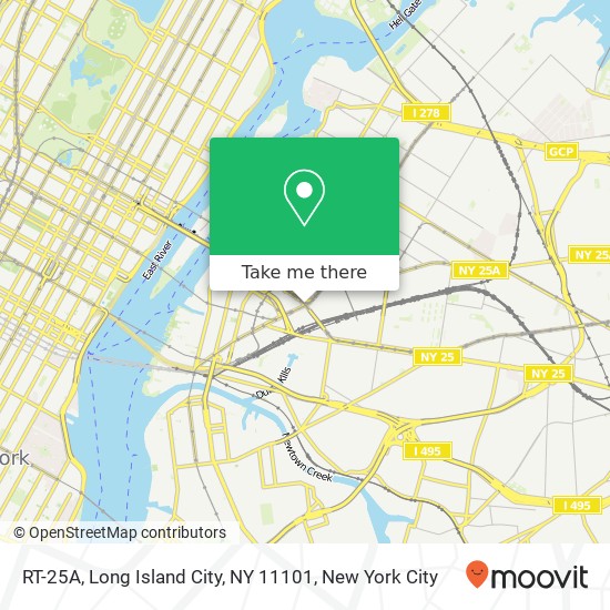 RT-25A, Long Island City, NY 11101 map