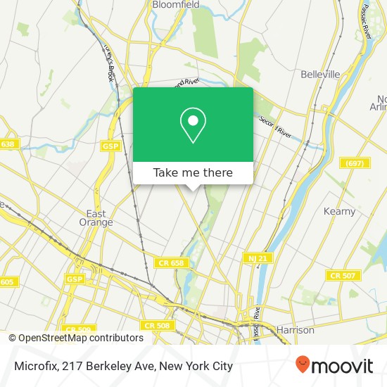 Mapa de Microfix, 217 Berkeley Ave