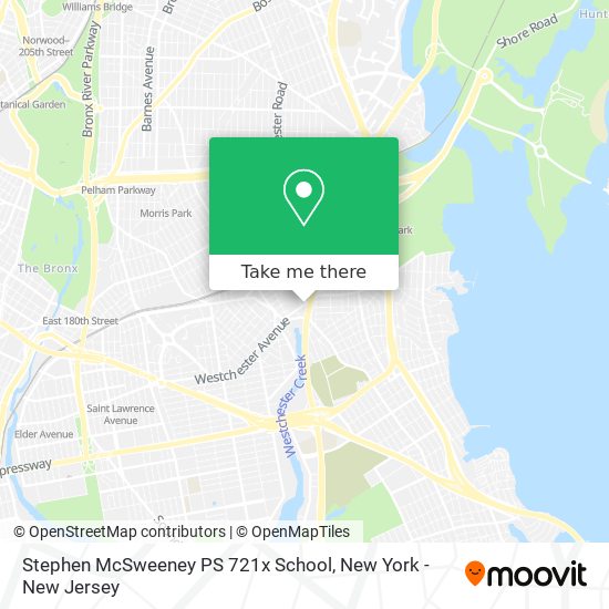 Mapa de Stephen McSweeney PS 721x School