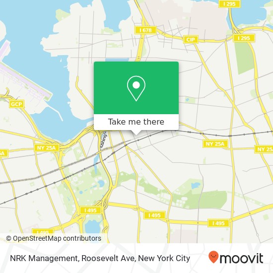 Mapa de NRK Management, Roosevelt Ave