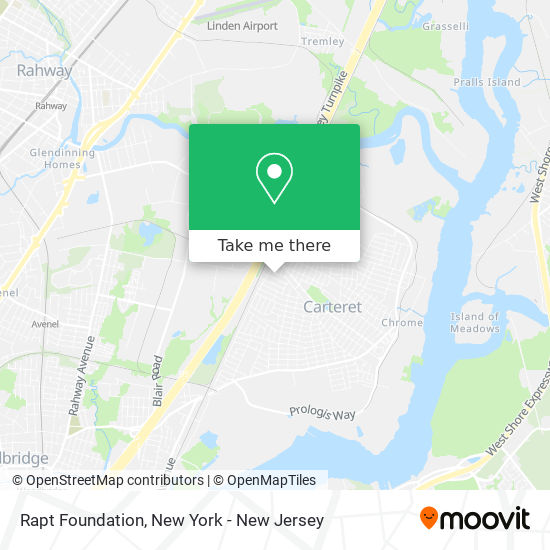 Rapt Foundation map
