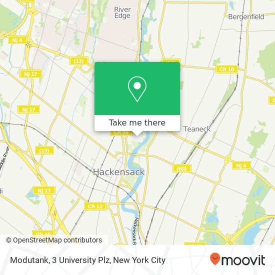 Modutank, 3 University Plz map