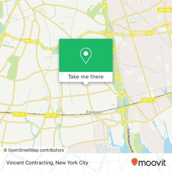 Vincent Contracting map