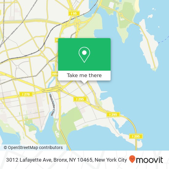 3012 Lafayette Ave, Bronx, NY 10465 map