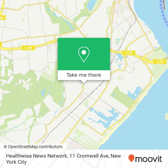 Healthwise News Network, 11 Cromwell Ave map