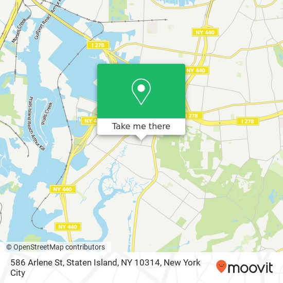 586 Arlene St, Staten Island, NY 10314 map