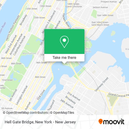 hell gate bridge map