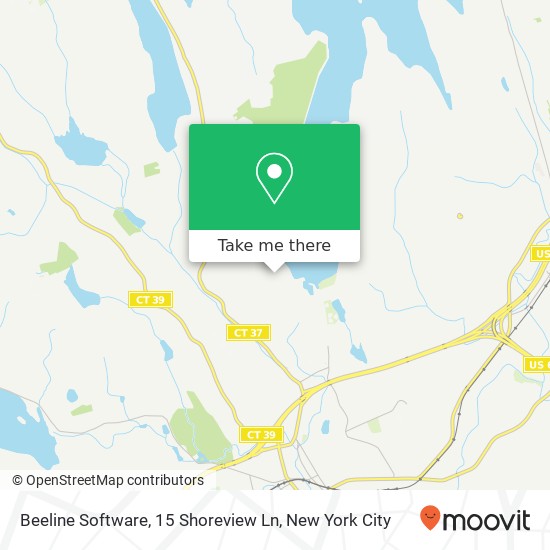 Mapa de Beeline Software, 15 Shoreview Ln