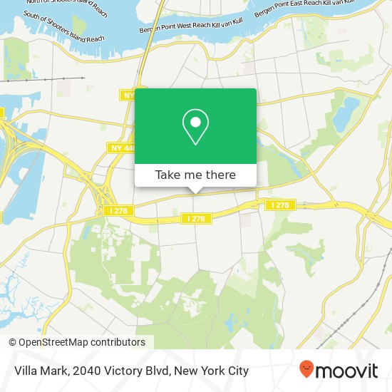 Villa Mark, 2040 Victory Blvd map