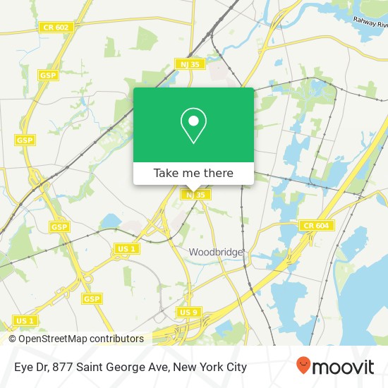 Eye Dr, 877 Saint George Ave map