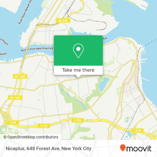 Mapa de Niceplus, 648 Forest Ave