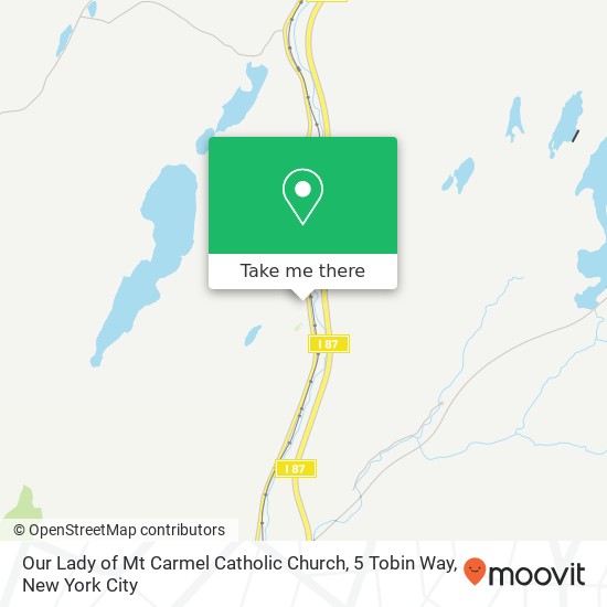 Mapa de Our Lady of Mt Carmel Catholic Church, 5 Tobin Way