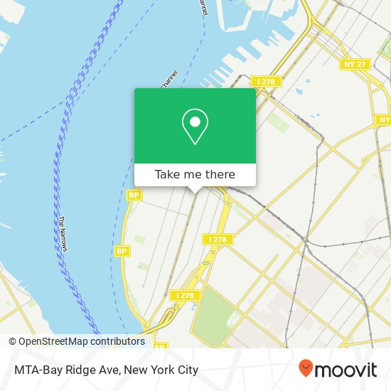 Mapa de MTA-Bay Ridge Ave