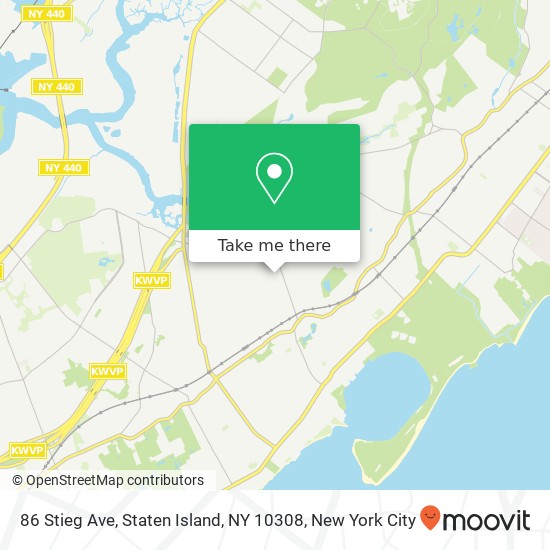 86 Stieg Ave, Staten Island, NY 10308 map