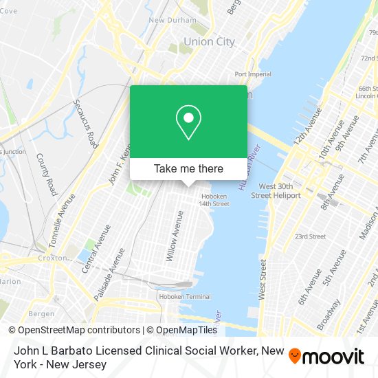 John L Barbato Licensed Clinical Social Worker map