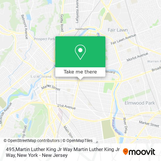 Mapa de 495,Martin Luther King Jr Way Martin Luther King Jr Way