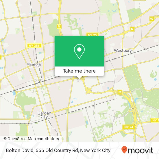 Mapa de Bolton David, 666 Old Country Rd