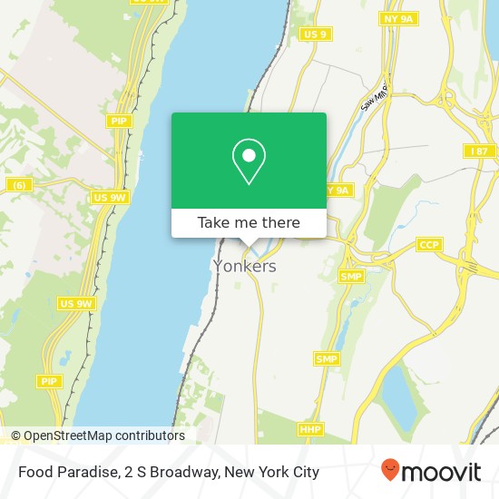 Food Paradise, 2 S Broadway map