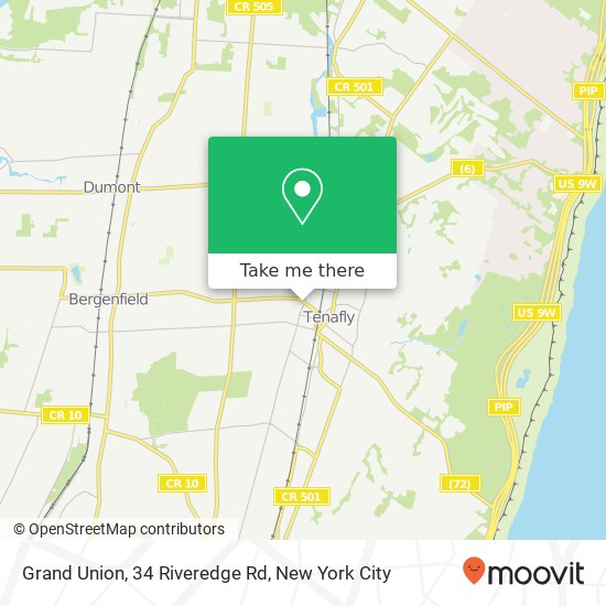 Mapa de Grand Union, 34 Riveredge Rd