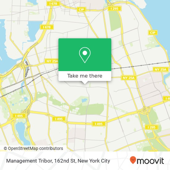 Mapa de Management Tribor, 162nd St