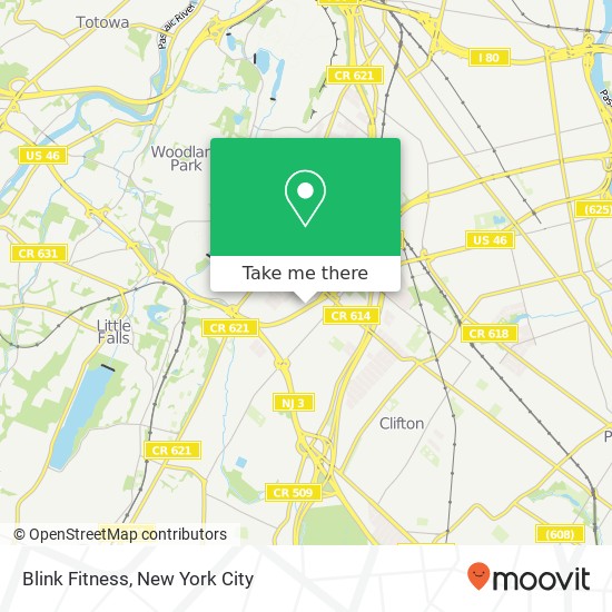 Blink Fitness, 1006 US Highway 46 map