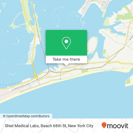 Shiel Medical Labs, Beach 68th St map