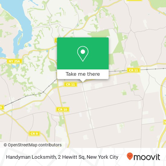 Mapa de Handyman Locksmith, 2 Hewitt Sq