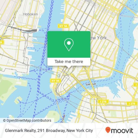 Glenmark Realty, 291 Broadway map
