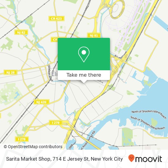 Sarita Market Shop, 714 E Jersey St map